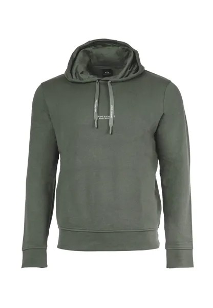 Джемпер с капюшоном Armani Exchange, зеленый