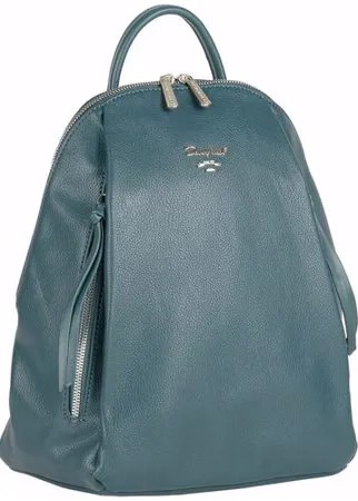 Сумка-рюкзак женский David Jones 6607-2-PEACOCK-BLUE, зеленый