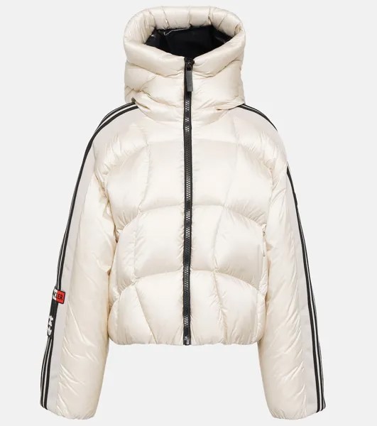 Пуховик adidas fusine из коллаборации с adidas Moncler Genius, бежевый