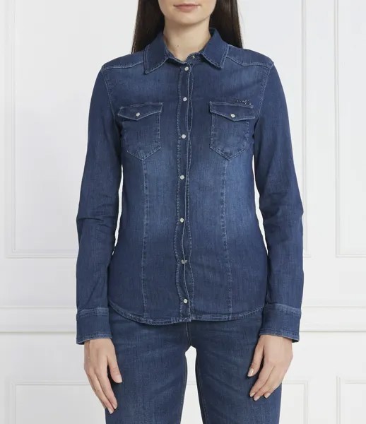 Рубашка Liu Jo Regular Fit denim, синий