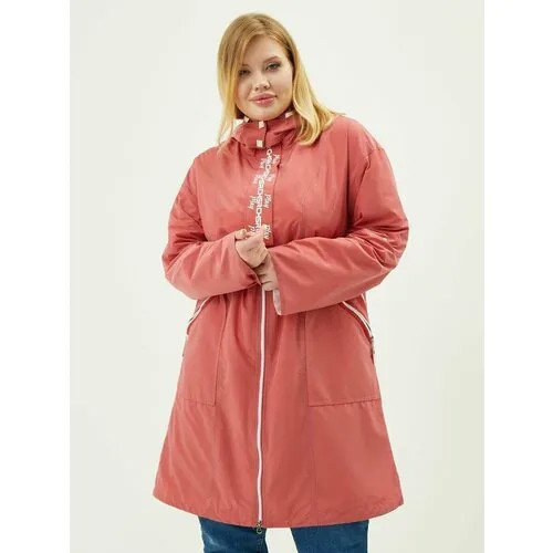 Куртка-рубашка Riches, размер 48, розовый
