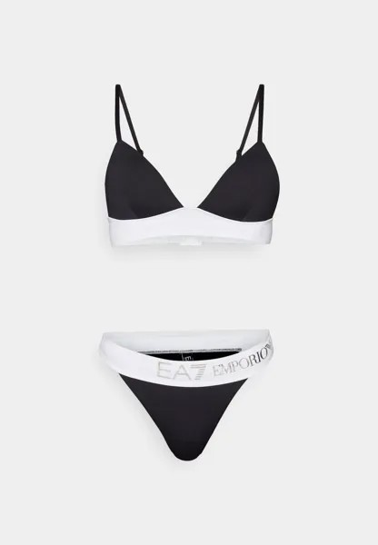 Бикини Set EA7 Emporio Armani, черный/белый