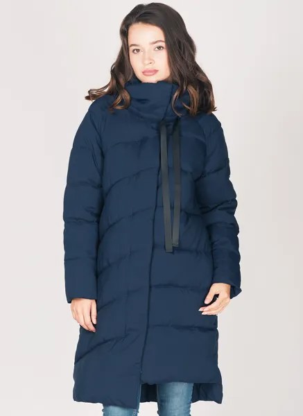 Пальто женское Amimoda 57530 синее 52 RU