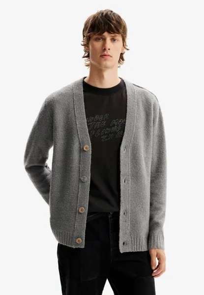 Кардиган Plain Textured Desigual, цвет grey