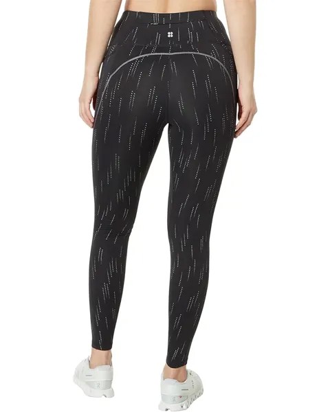 Брюки Sweaty Betty Therma Boost 2.0 Reflective Running Leggings, цвет Grey Sb Dissolve Reflective Pr