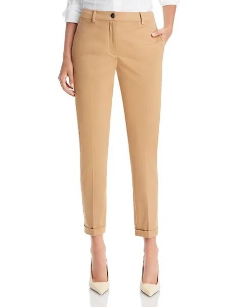 Узкие брюки до щиколотки Tachinoa BOSS, цвет Tan/Beige