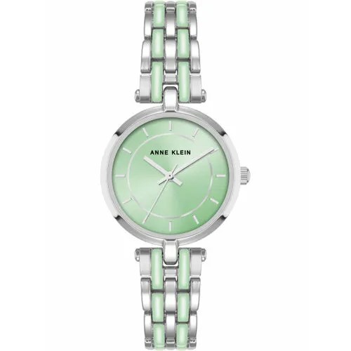 Наручные часы ANNE KLEIN 3919SGSV, зеленый