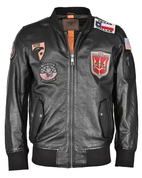 Кожаная куртка TOP GUN 