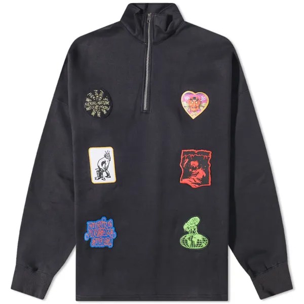 Толстовка f*cking Awesome Patches Quarter Zip Sweat