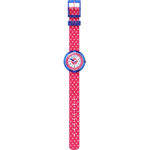 Наручные часы Flik Flak, кварцевые, корпус пластик, ремешок текстиль, розовый