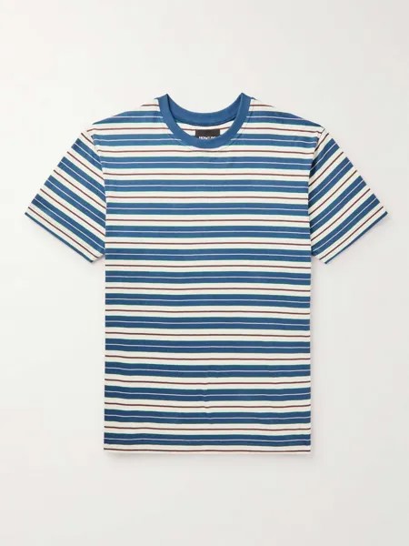Полосатая футболка из хлопкового джерси HOWLIN', синий