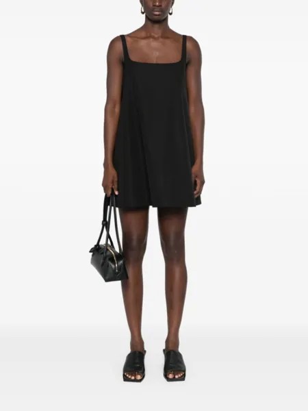 WARDROBE.NYC платье мини с U-образным вырезом на спине, черный
