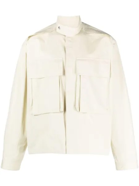 Jil Sander куртка с длинными рукавами, зеленый