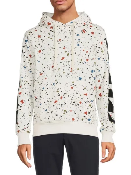 Толстовка с брызгами краски G-Star Raw, цвет White Multicolor