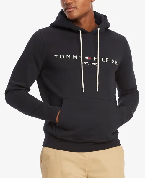 Мужская толстовка с вышитым логотипом Tommy Hilfiger