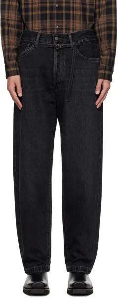 Черные джинсы свободного кроя Acne Studios, цвет Black