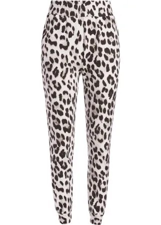 Alice+Olivia спортивные брюки NYC с леопардовым принтом