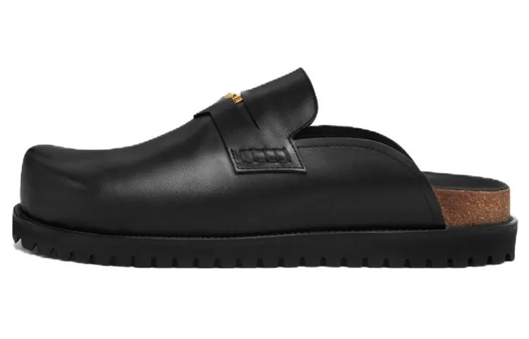 Мюли Medusa Leather с пробковой подошвой Versace