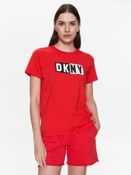 Футболка классического кроя Dkny Sport, красный