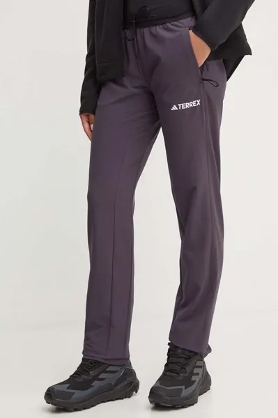 Уличные брюки Liteflex adidas Terrex, фиолетовый