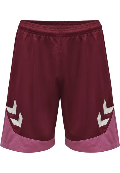 Тренировочные брюки Hummel LEAD POLY, цвет Wine Red