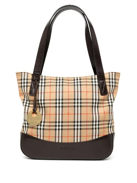 Burberry Pre-Owned сумка-тоут 1990-х годов в клетку House Check