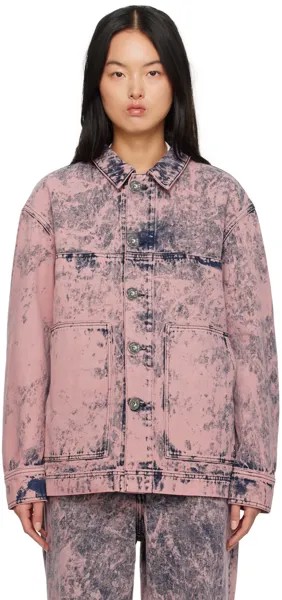 Розовая джинсовая рубашка Hopper etudes
