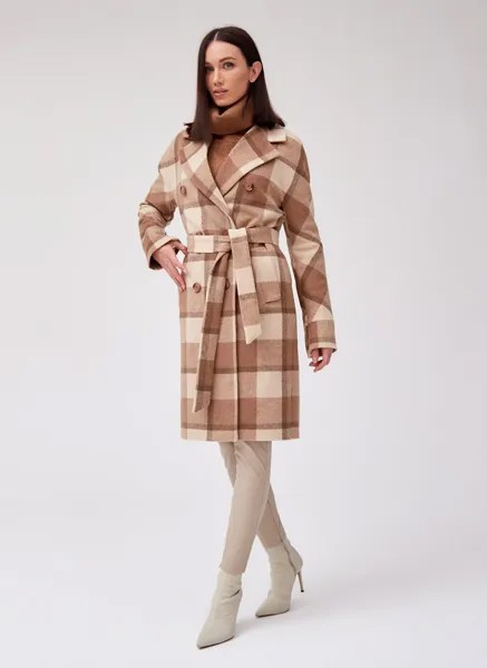Пальто женское Giulia Rosetti 59788 разноцветное 48 RU