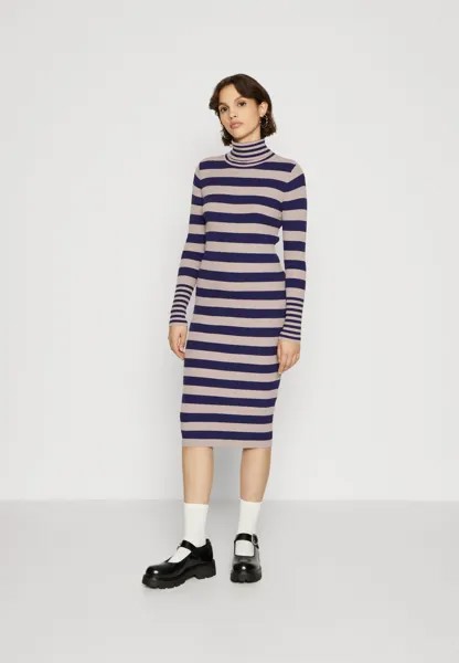 Платье Vero Moda Petite VMMAXINE ROLLNECK CALF DRESS, Toadstool/astral Aura