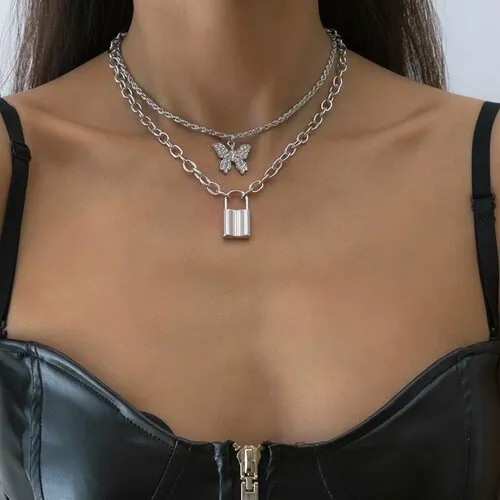 Колье, серебряный