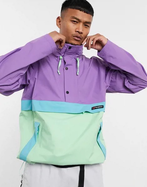 Фиолетово-зеленая куртка Berghaus Ski Smock 86-Фиолетовый
