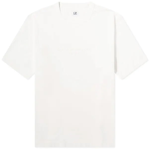 Футболка C.P. Company Large Logo T-Shirt, цвет Gauze White