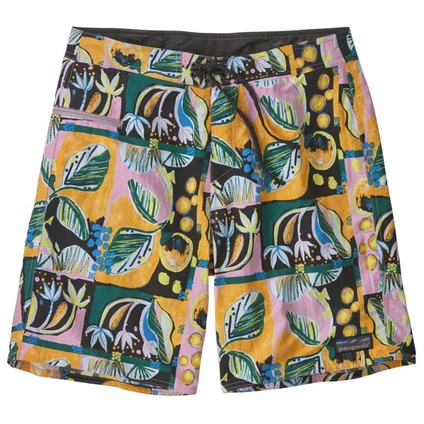 Шорты Patagonia Wavefarer, цвет Island Seeds/Milkweed Mauve