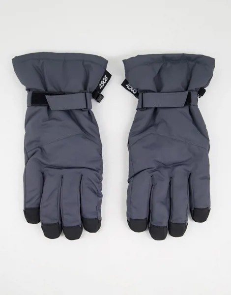 Серые лыжные перчатки ASOS 4505-Серый
