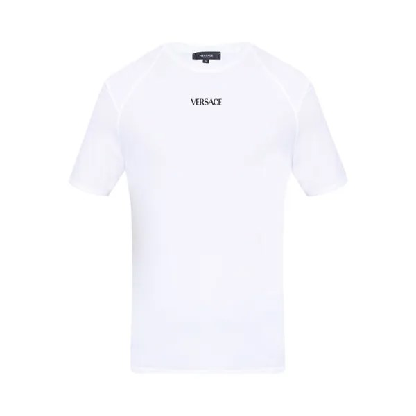 Футболка Versace Running Logo T-Shirt 'White', белый