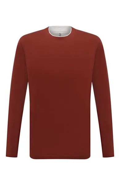 Хлопковый лонгслив Brunello Cucinelli