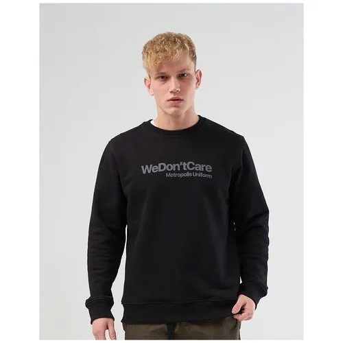 Толстовка We Don’t Care Basic Logo Sweatshirt Black