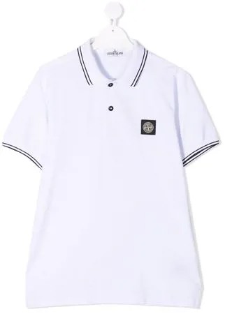 Stone Island Junior рубашка поло с логотипом