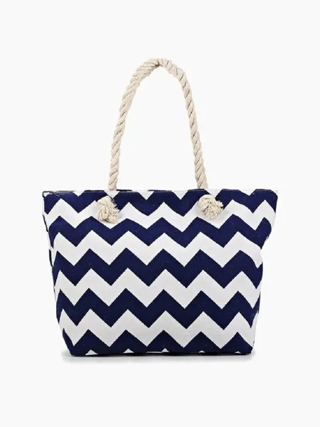 Сумка пляжная сумка женская Rosedena BAG-46-QZ-7414, темно-синий