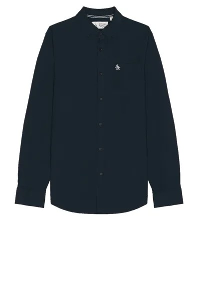 Рубашка Original Penguin Long Sleeve, цвет Dark Sapphire