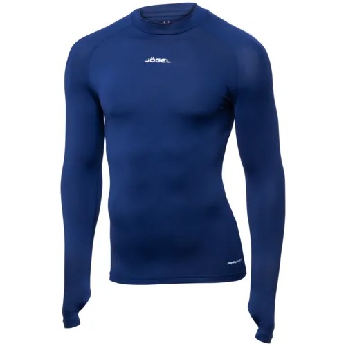 Футболка компрессионная с длинным рукавом Camp PerFormDRY Top LS, темно-синий/белый, Jögel - XS