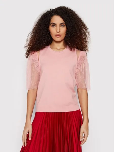 Блуза стандартного кроя Twinset, розовый