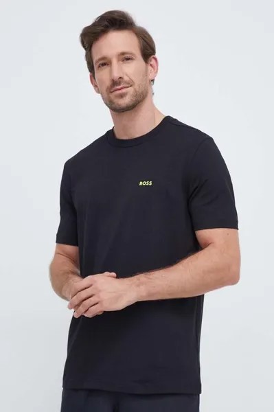 BOSS BOSS ЗЕЛЕНАЯ футболка Boss Green, черный