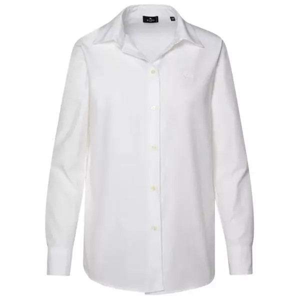 Футболка white cotton shirt Etro, белый