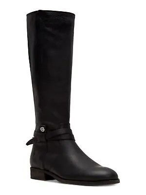 FRYE Женские кожаные сапоги для верховой езды с черным ремешком Melissa с круглым носком на блочном каблуке 7,5 B