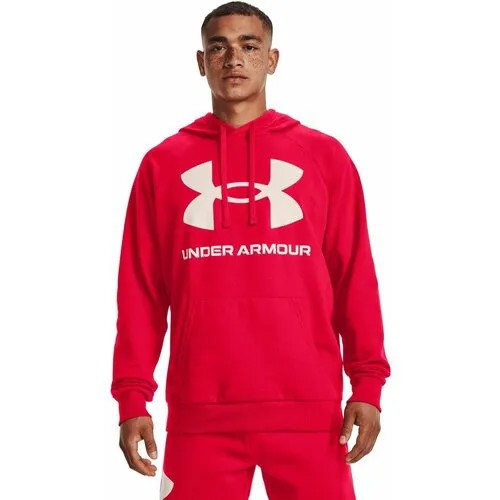Худи спортивное Under Armour Rival Fleece Big Logo Hoodie, размер XL, , красный, белый, мультиколор