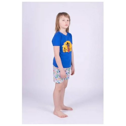 Пижама для мальчика Свiтанак, синяя,98,104-56