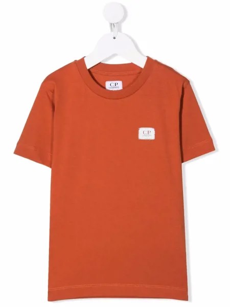 C.P. Company Kids футболка с нашивкой-логотипом