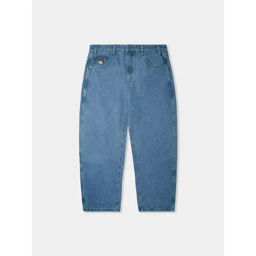 Джинсы мом Butter Goods Santosuosso Denim, размер 36, голубой