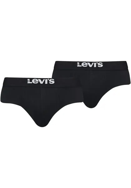 Боксеры Levi's с поясом с контрастным логотипом, черный